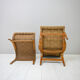 'Pernilla' armchair and footstool designed by Bruno Mathsson