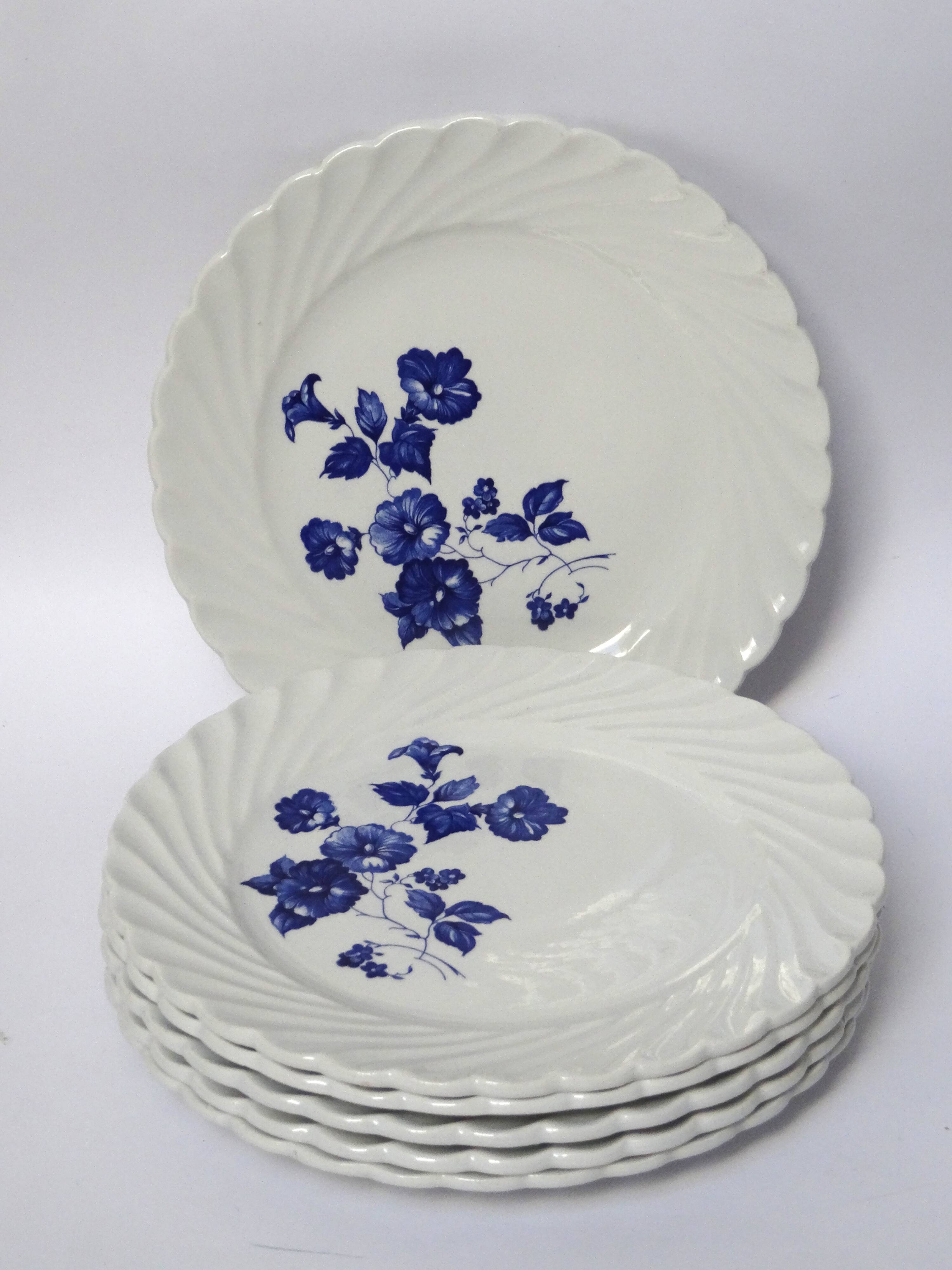 6 dessert plates Lunéville