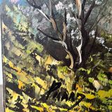 Villa by the seaside in Ramatuelle, oil on canvas signed Picard 1926.