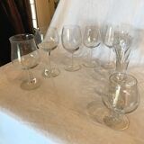 Series of wine glass