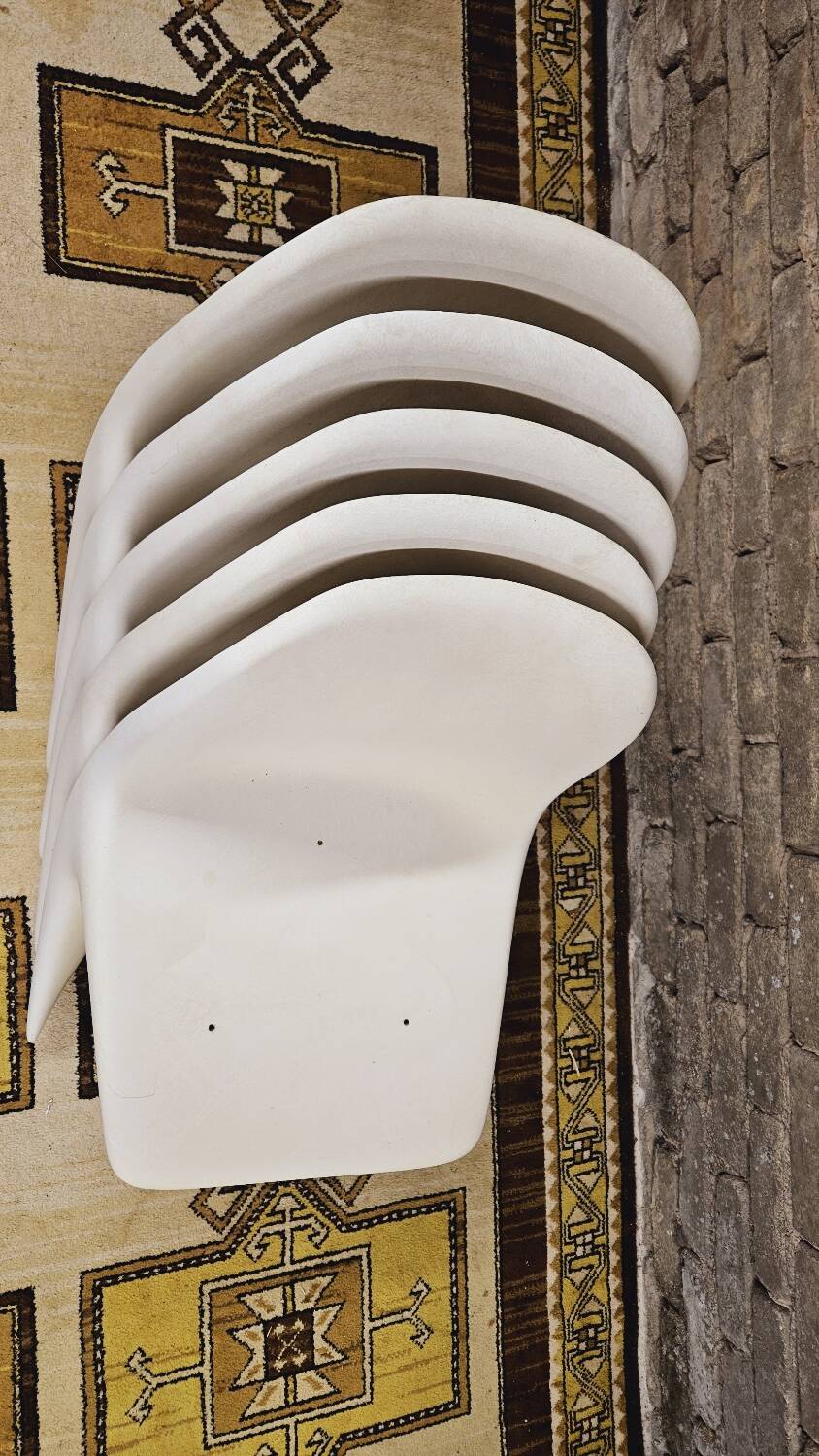 Set of 5 "Casalino" chairs by Alexander Begge for Casala, 1970.