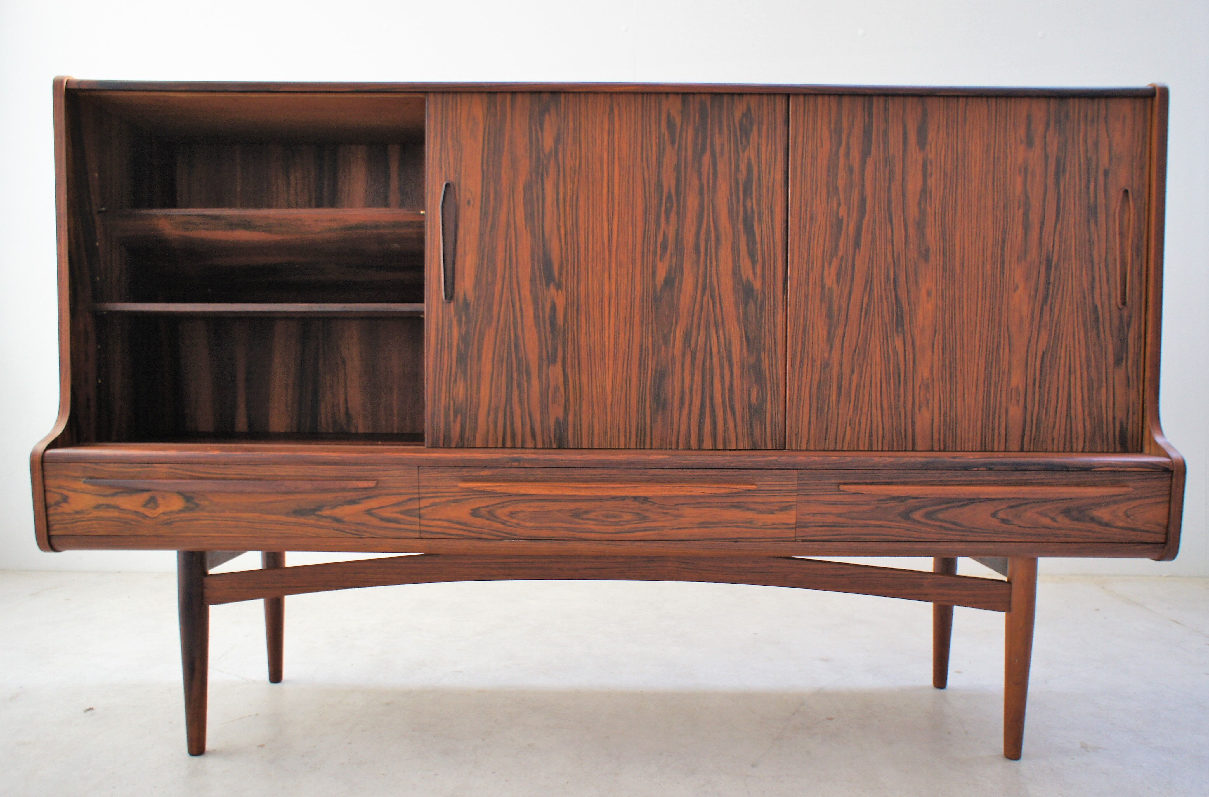 Scandinavian rosewood sideboard