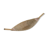 Bamboo and wicker seat