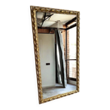 Vintage mirror cut out in a gilded wooden frame