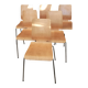 Set of 6 Gilbert chairs from IKEA