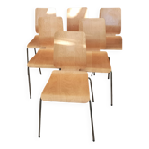 Set of 6 Gilbert chairs from IKEA