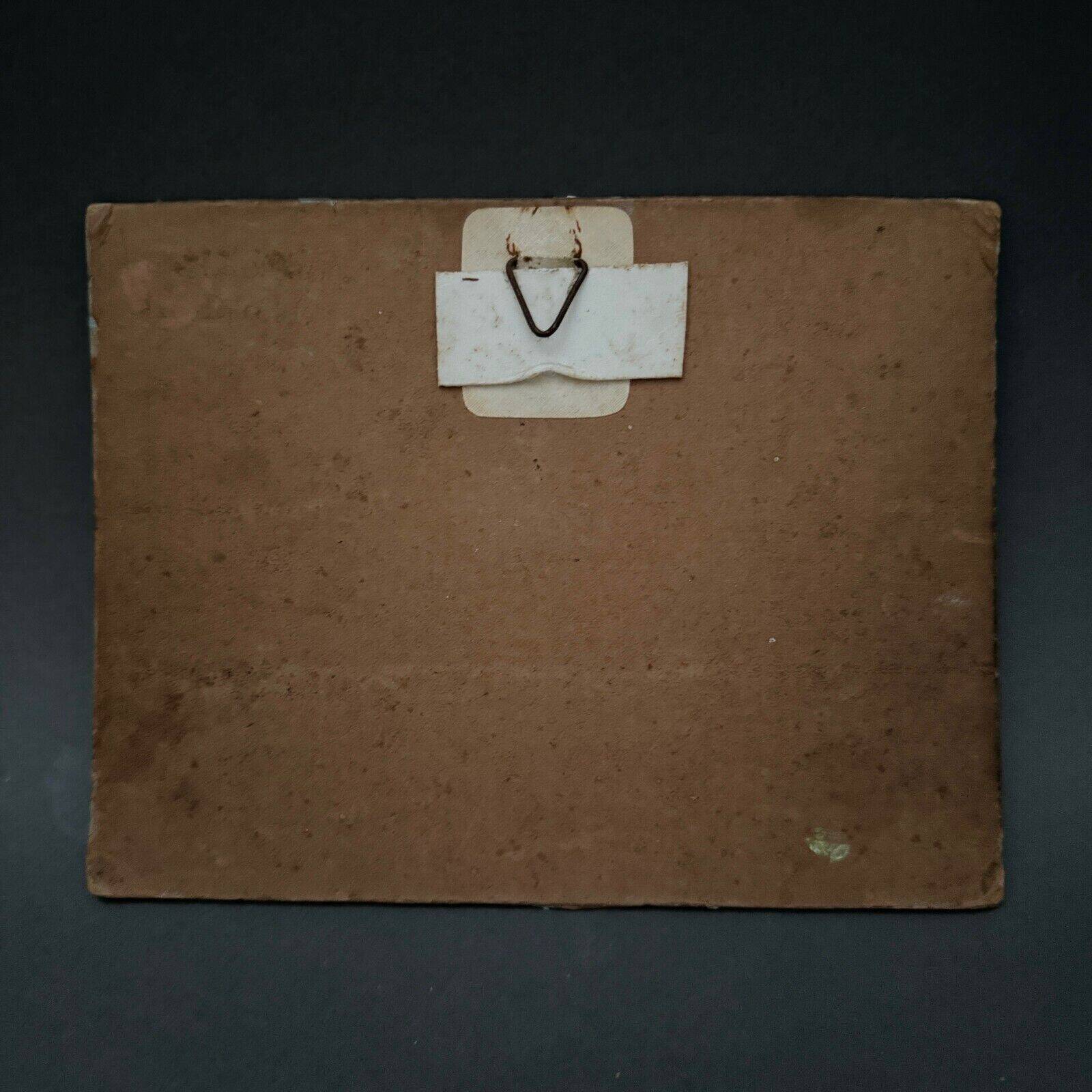 Huile sur carton représentant un moulin XXe par L. Ganthier