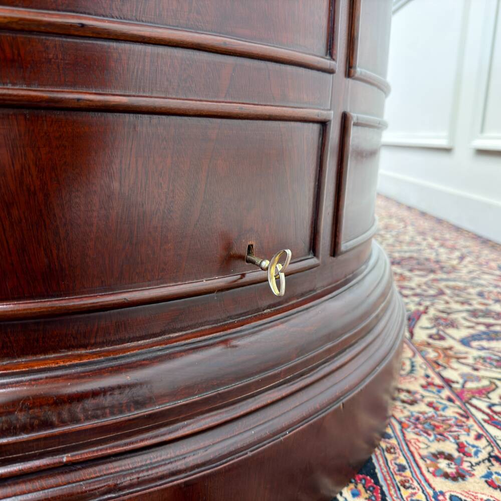 Large Classic English Oval Desk
