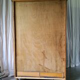 Glass library cabinet