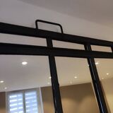 Old glass mirror completely restored