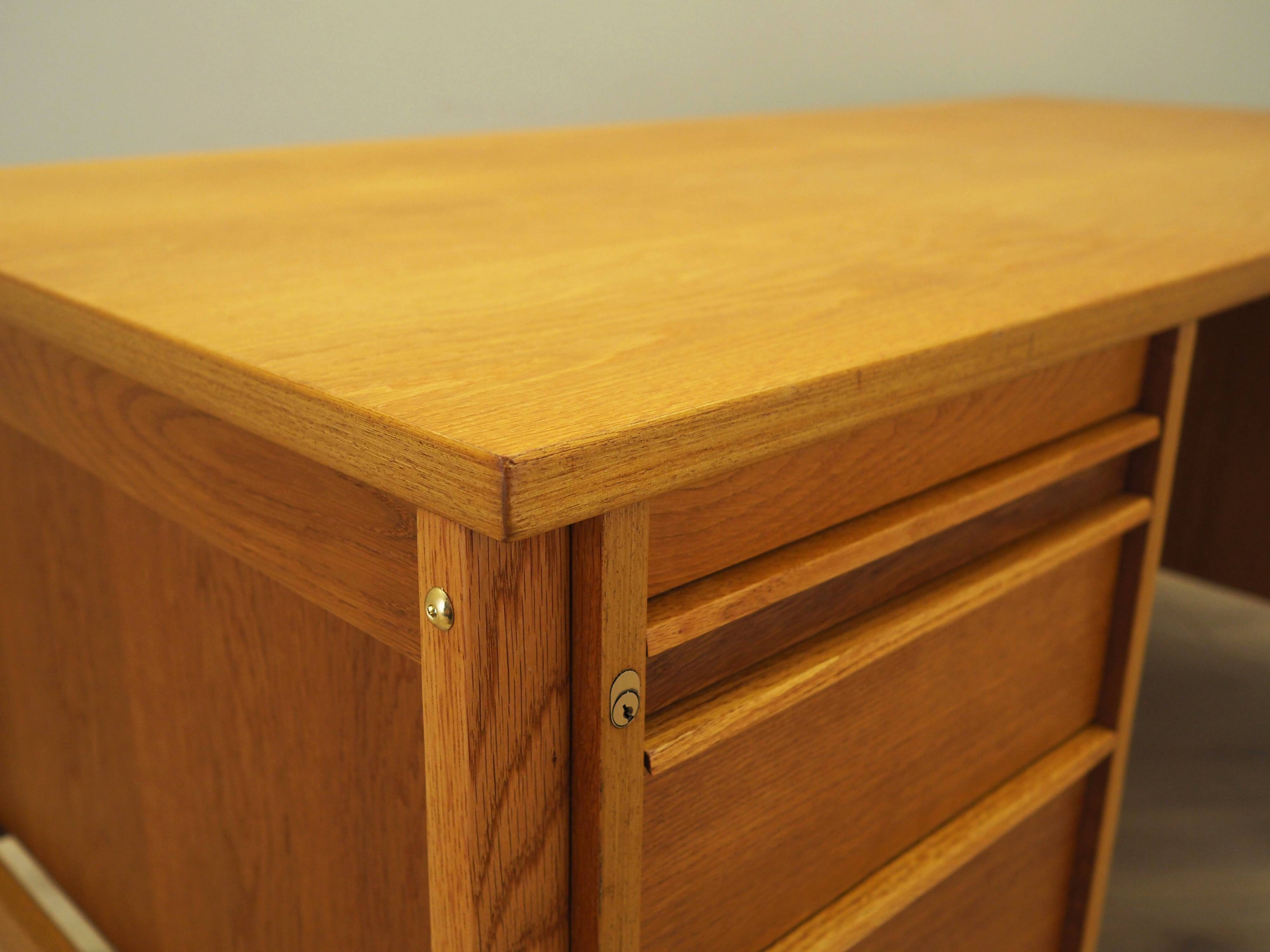 Ash desk, Norwegian design, 1970s, production: Norway