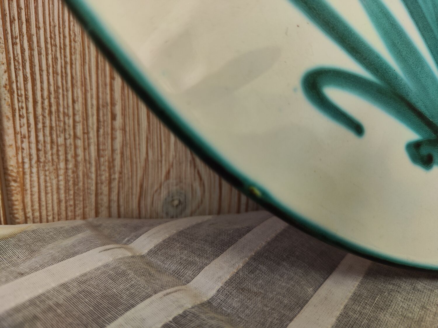 Large flowery dish by Robert Picault's workshop