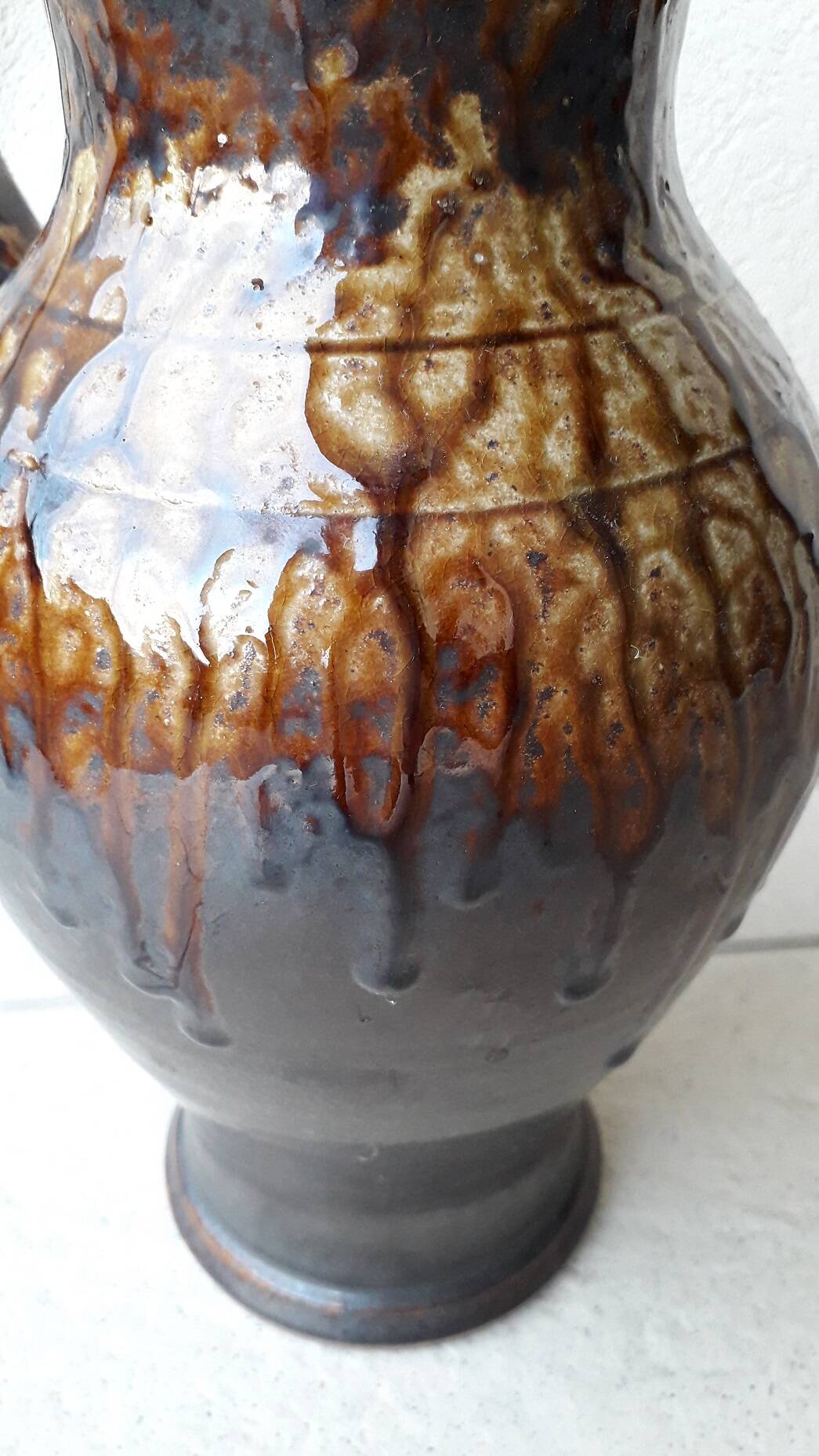 Saint Amand Normandy stoneware pitcher