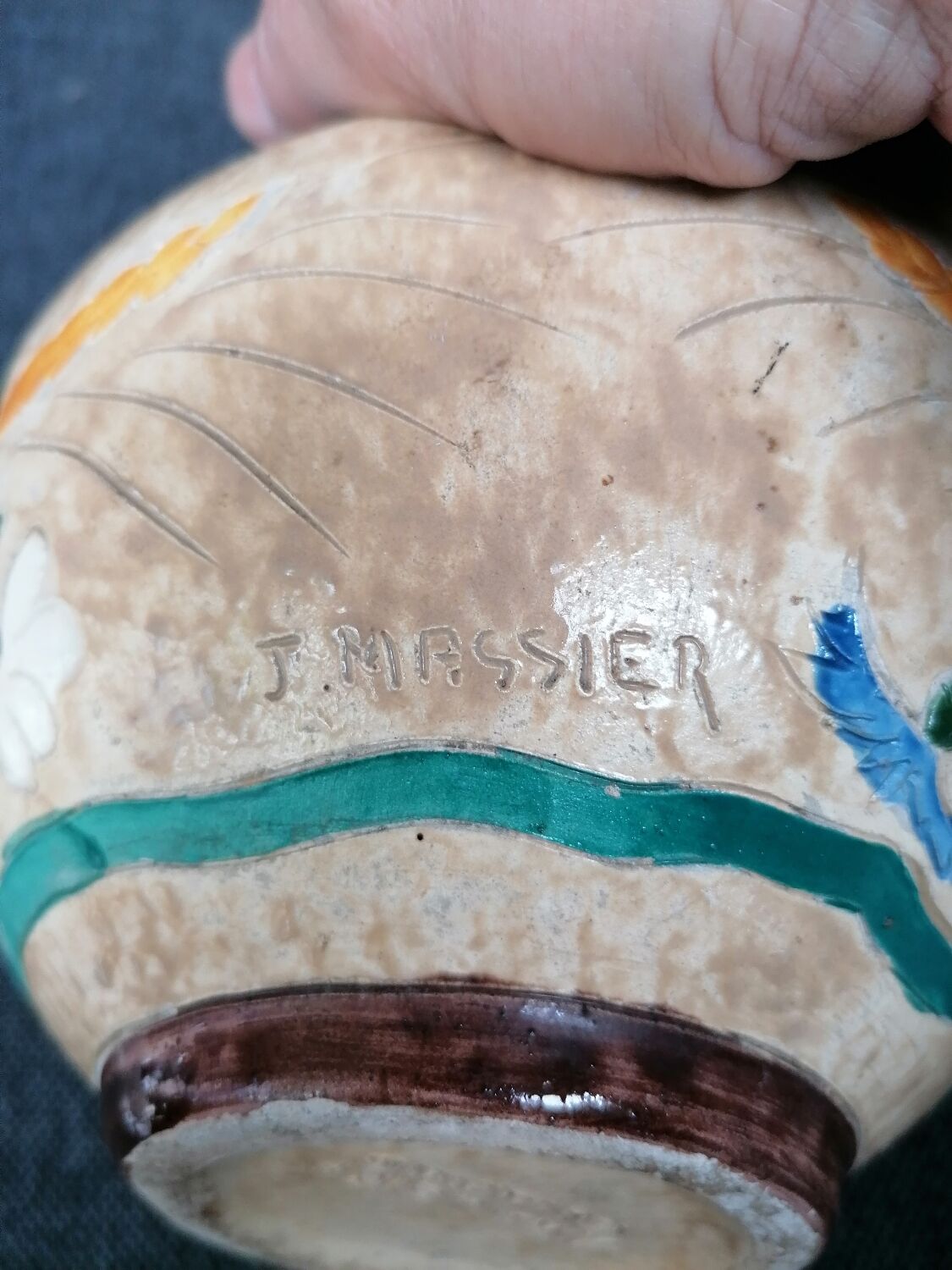 Vase Vallauris Jérôme Massier