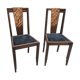Pair of perfecta patented art deco chairs