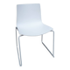 Arper design chair catifa 46 by lievore altherr molina chrome legs white shell