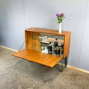 Bar cabinet, small sideboard, teak, 1960s
