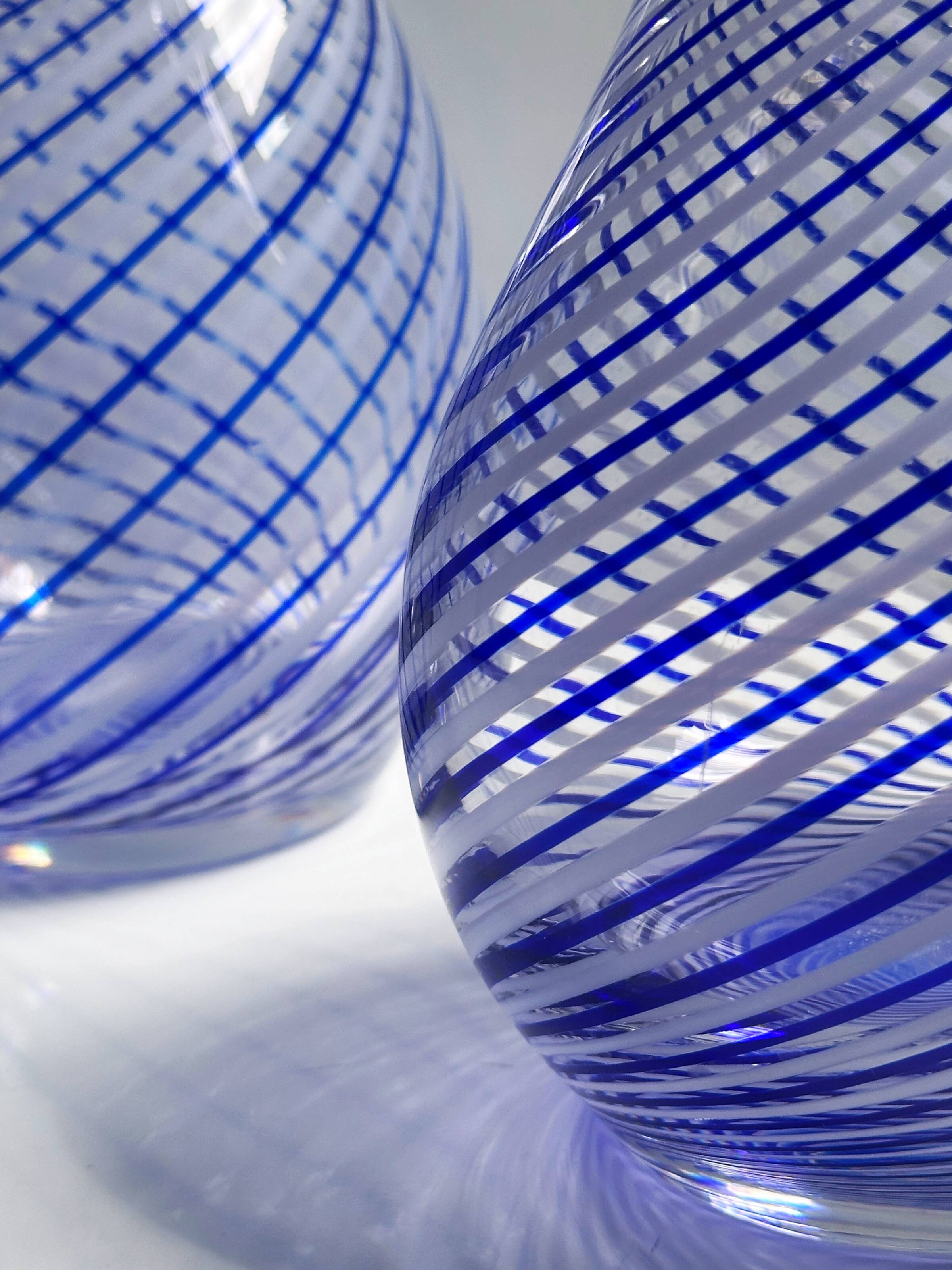 2 crystal glass bottles by Pasabahce