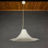 White Murano glass pendant, Italy, 1970s