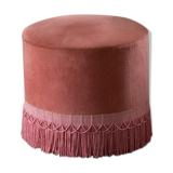 Velvet pouf