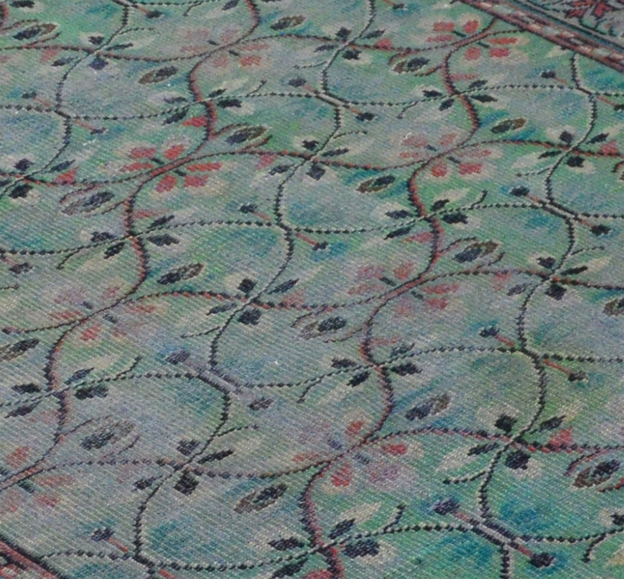 Anatolian handmade vintage rug 270 cm x 181 cm