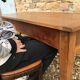 Table de ferme en poirier ancienne 19ème