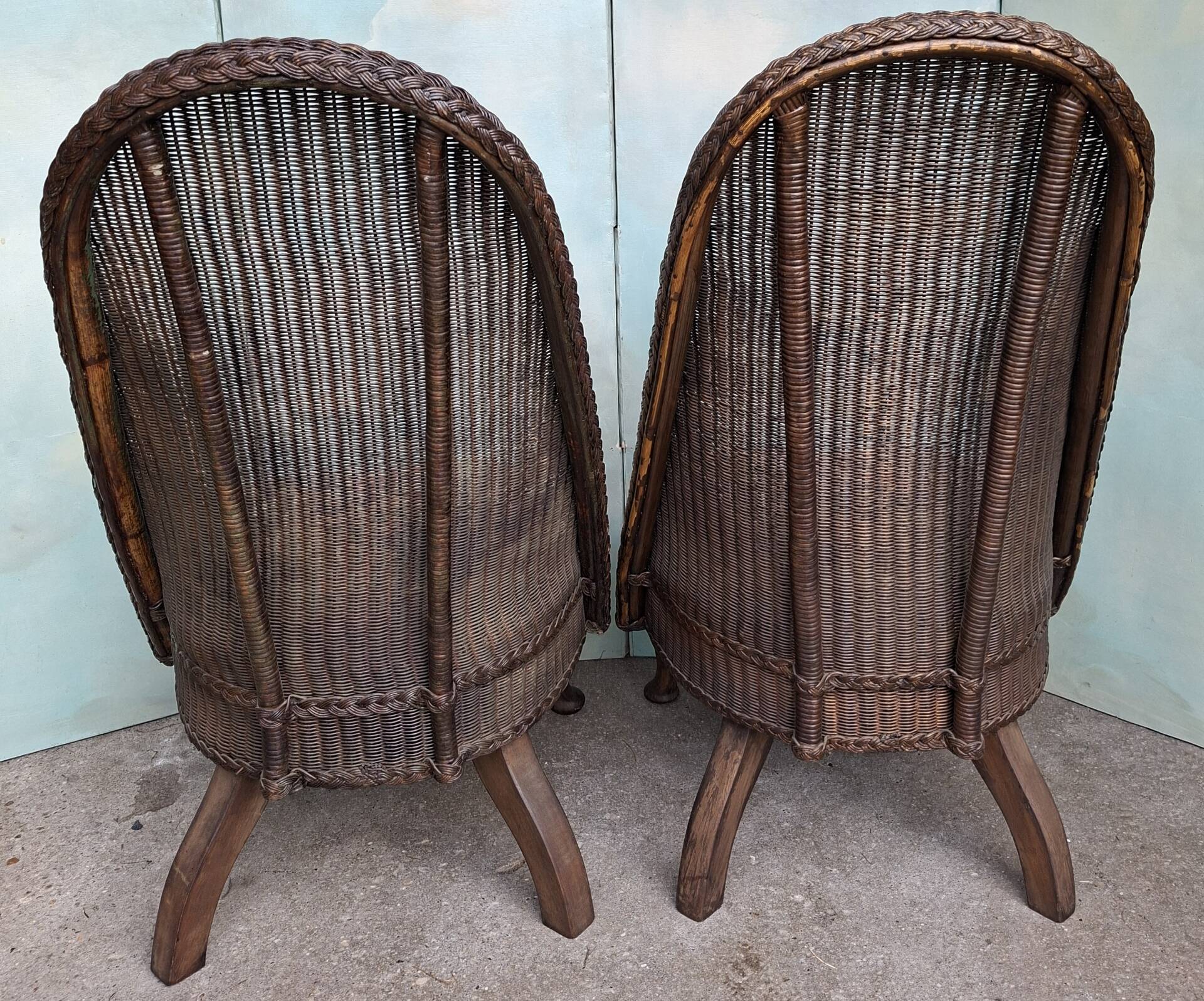 2 Lloyd look 1940 armchairs