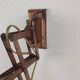 Vintage Industrial Scissor Arm Wall Lamp, Metal Pantograph Light