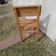 Vintage wooden children's chair from the 40s