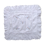 Embroidered child pillow or cushion cover