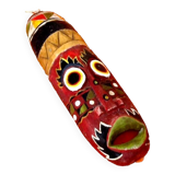 African / Tribal hanging mask (large model) Carved and colored wood