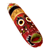 African / Tribal hanging mask (large model) Carved and colored wood