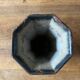 Antique enamelled cast iron vase