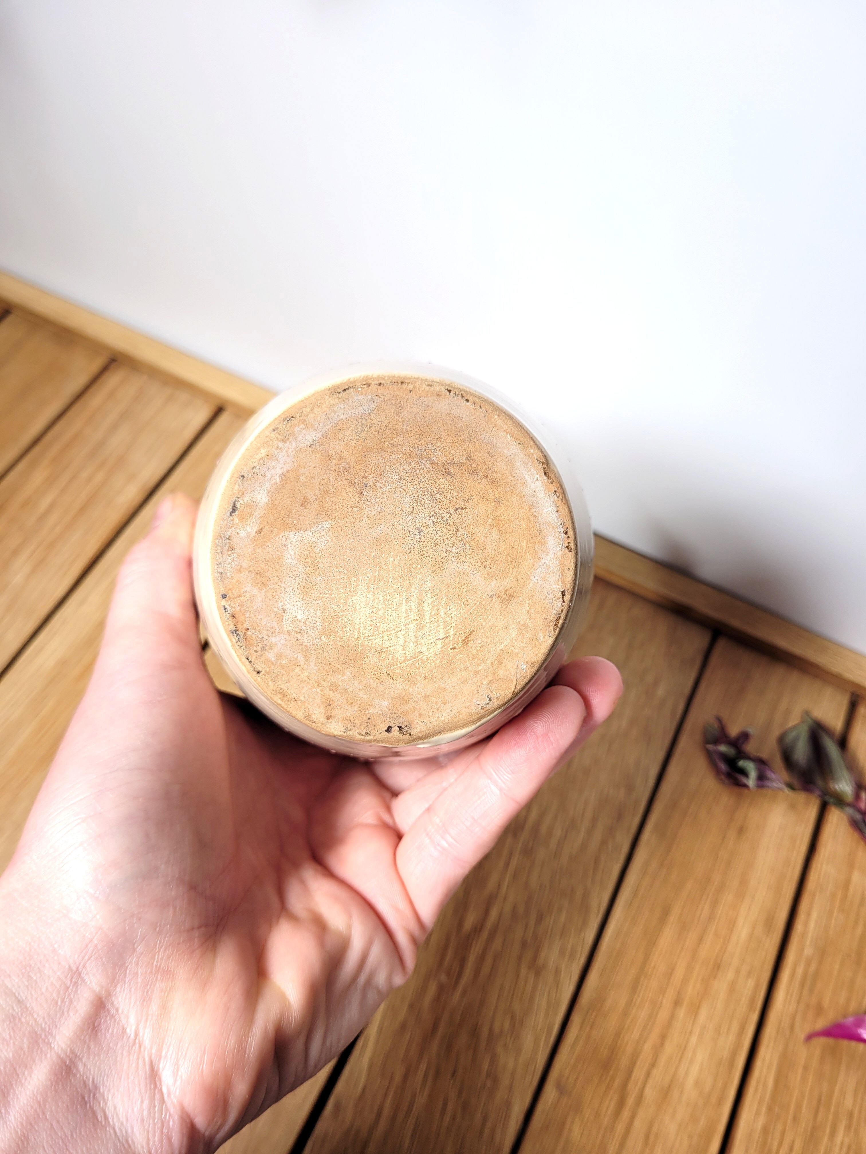 Ceramic pitcher decorated pottery