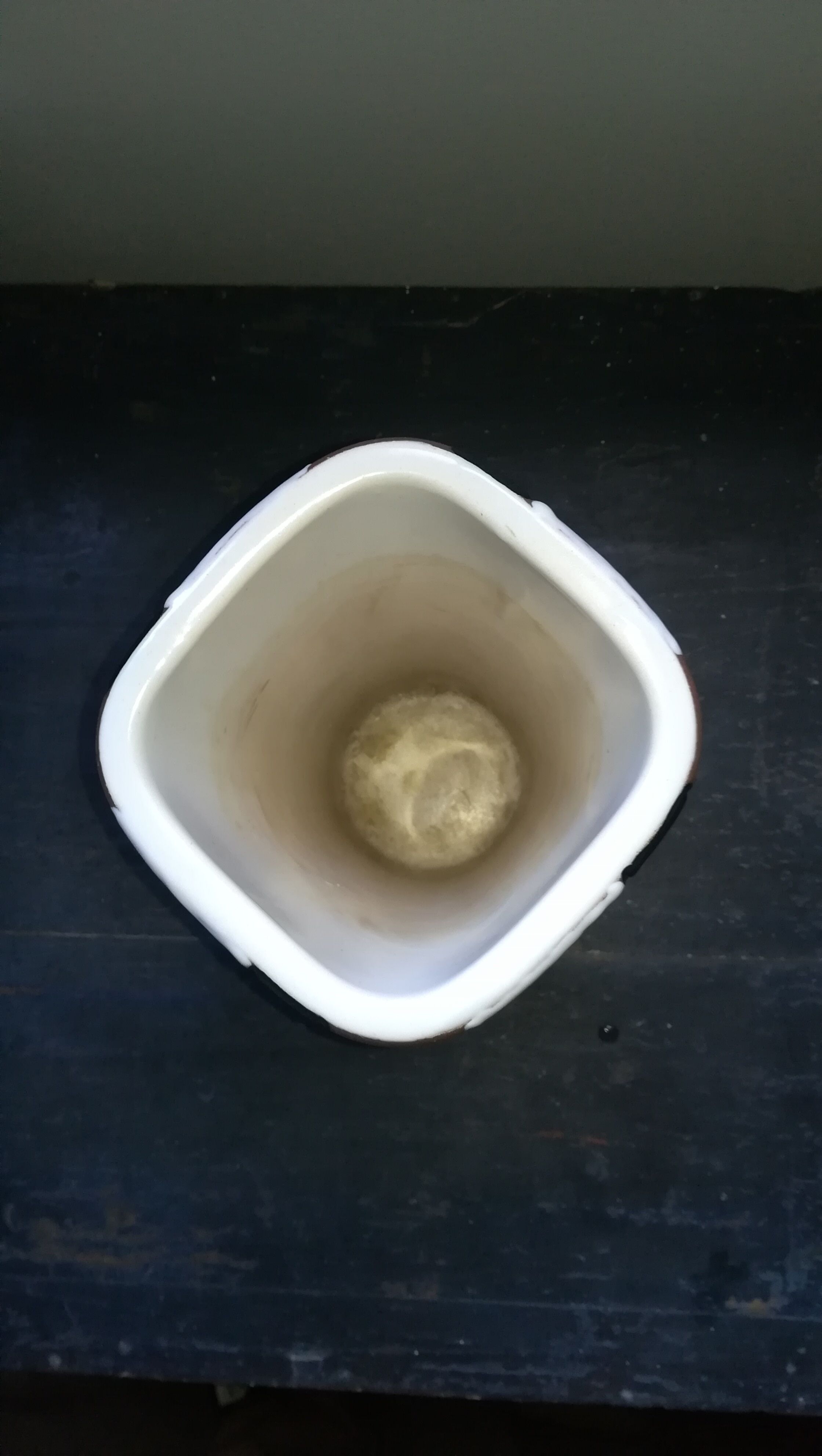 Vase Elchinger tronconnique ceramic, circa 1950