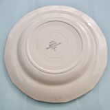 Set 6 flat plates Digoin Sarreguemines