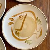Assiettes anciennes françaises Salins 70’s