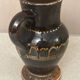 Vintage Romanian glazed pottery pitcher
