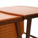Pair of Scandinavian Nesting Coffee Tables with Yarn Box