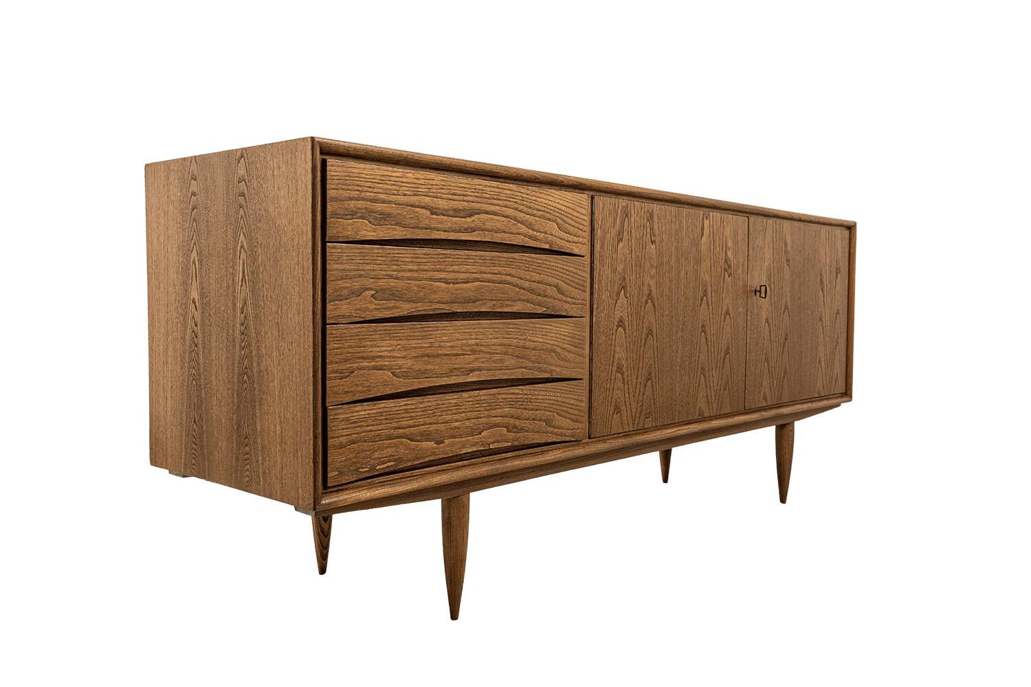 Vintage sideboard by Bydgoskie Fabryki Mebli, 1960, Poland