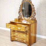 Antique Louis Philippe Vanity Table in Walnut, 1890s