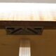 1960s Scandinavian wardrobe, blonde varnished wood, unusual, 4 doors, 3 drawers, 7 shelves.