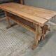 Old workbench side table bathroom furniture oak/beech 60x160cm