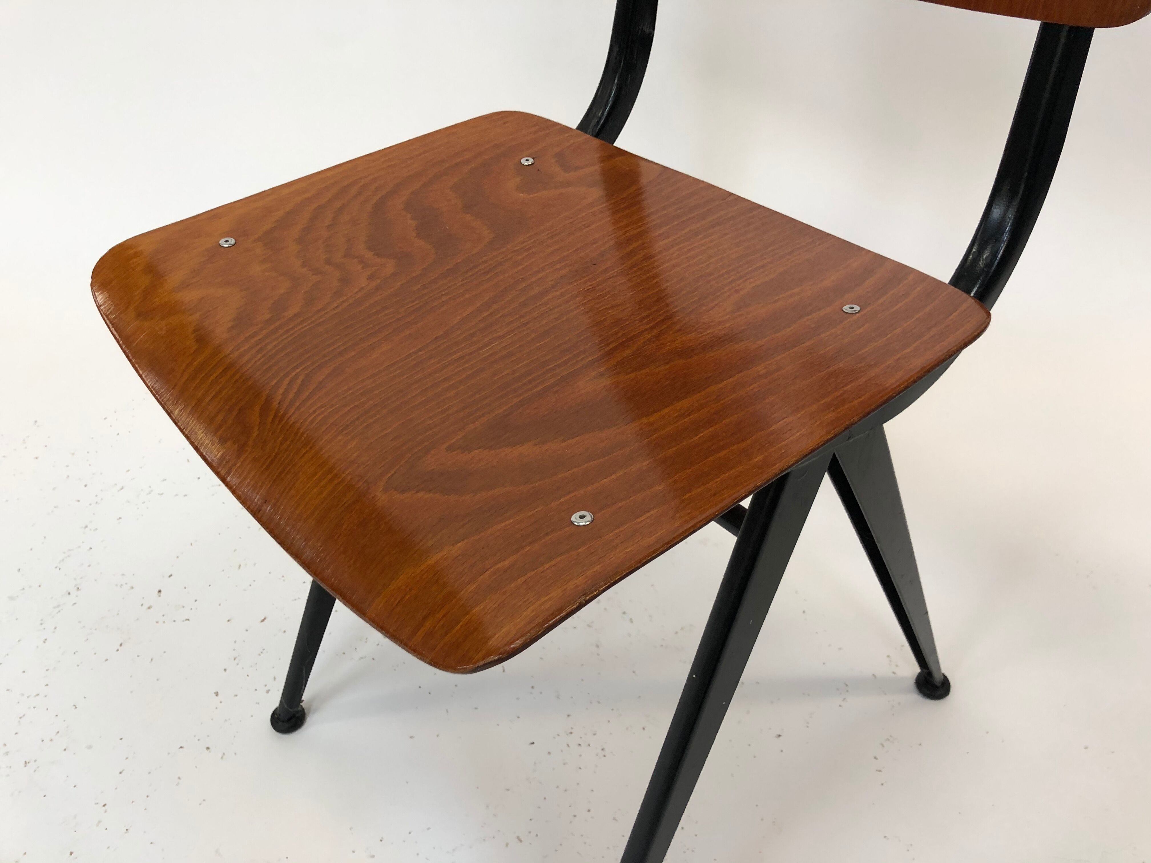 Eromes Marko vintage compass school chair