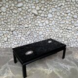 Coffee table inclusion agathes Belgian design 1970