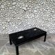 Table basse inclusion agathes design belge 1970
