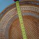Woven rattan fruit basket