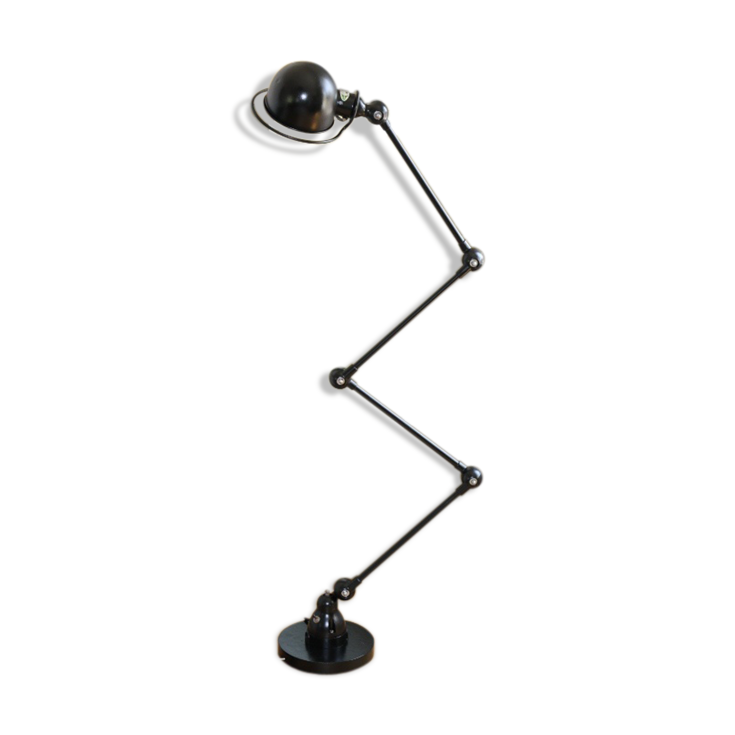 Floor lamp jielde 4 arms black 1950