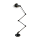 Floor lamp jielde 4 arms black 1950