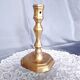 Gilt bronze candlestick with pierced bin 17th century